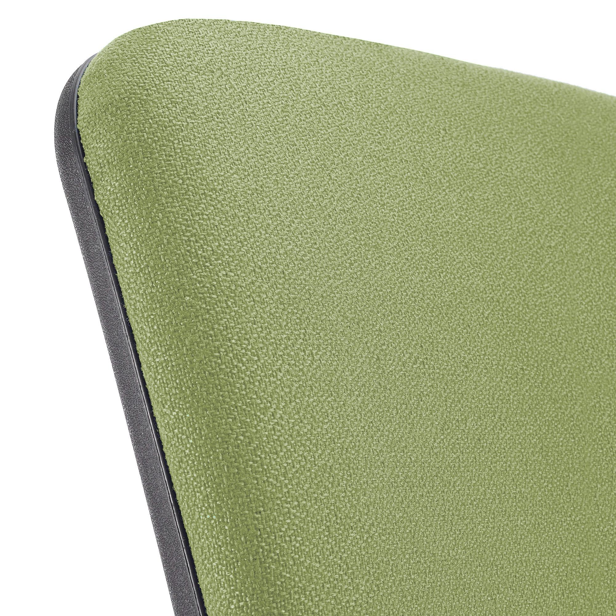 Silla de Oficina CALIPSO SIN BRAZOS, Respaldo Ajustable, En Tela Resistente, Color Negro