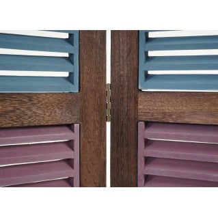 Biombo HAROLD, 170x160x2cm, estructura de madera multicolor 2