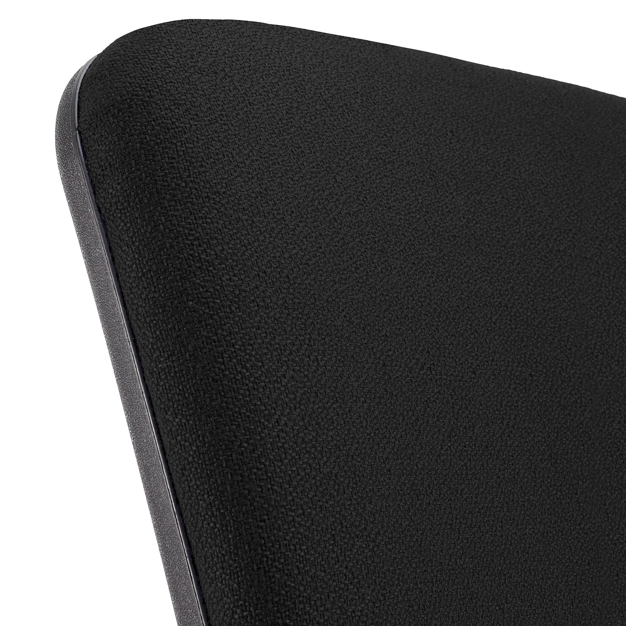 Silla de Oficina CALIPSO, Respaldo Ajustable, En Tela Resistente, Color Negro