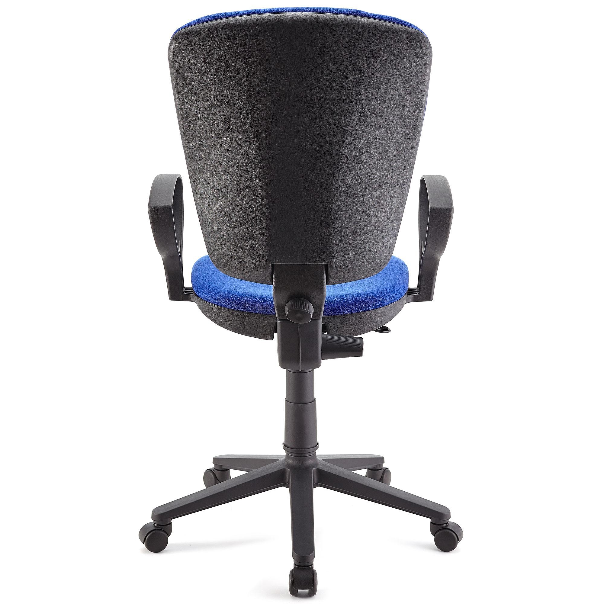 Silla de Oficina CALIPSO, Respaldo Ajustable, En Tela Resistente, Color Negro