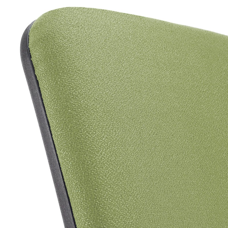 Silla de oficina CALIPSO, respaldo ajustable, en tela negra