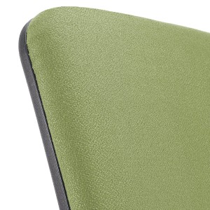 Silla de oficina CALIPSO, respaldo ajustable, en tela negra