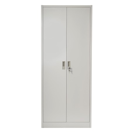 Armario archivador HALVAR 2 PUERTAS (Cristal), gran capacidad y máxima robustez, color gris claro