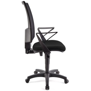 Silla de oficina PANDORA, respaldo ajustable, color negro 2