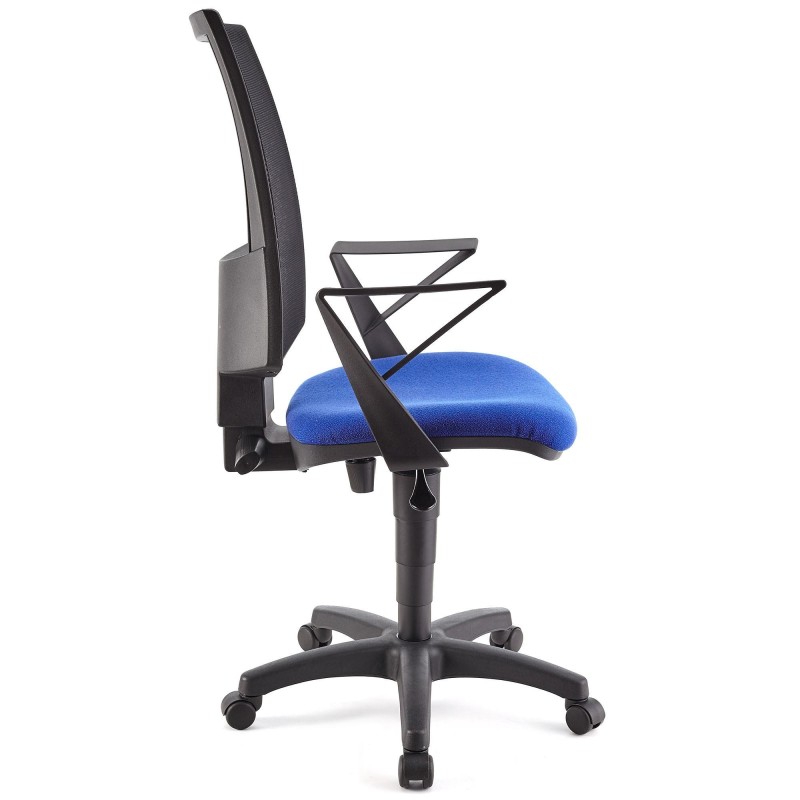 Silla de oficina PANDORA, respaldo ajustable, color negro