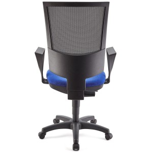 Silla de oficina PANDORA, respaldo ajustable, color negro