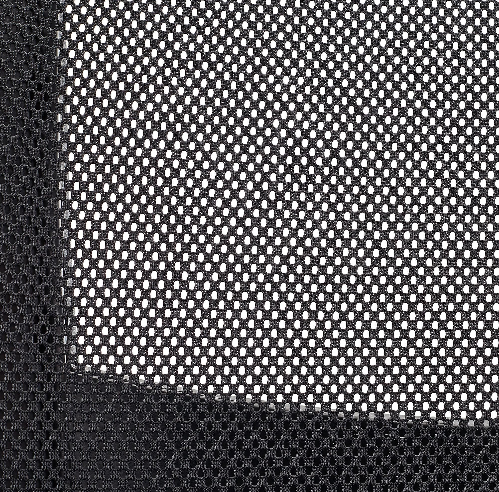 Silla de Oficina PANDORA PLUS, Respaldo en Malla, Brazos Ajustables, Gran Acolchado, Negro