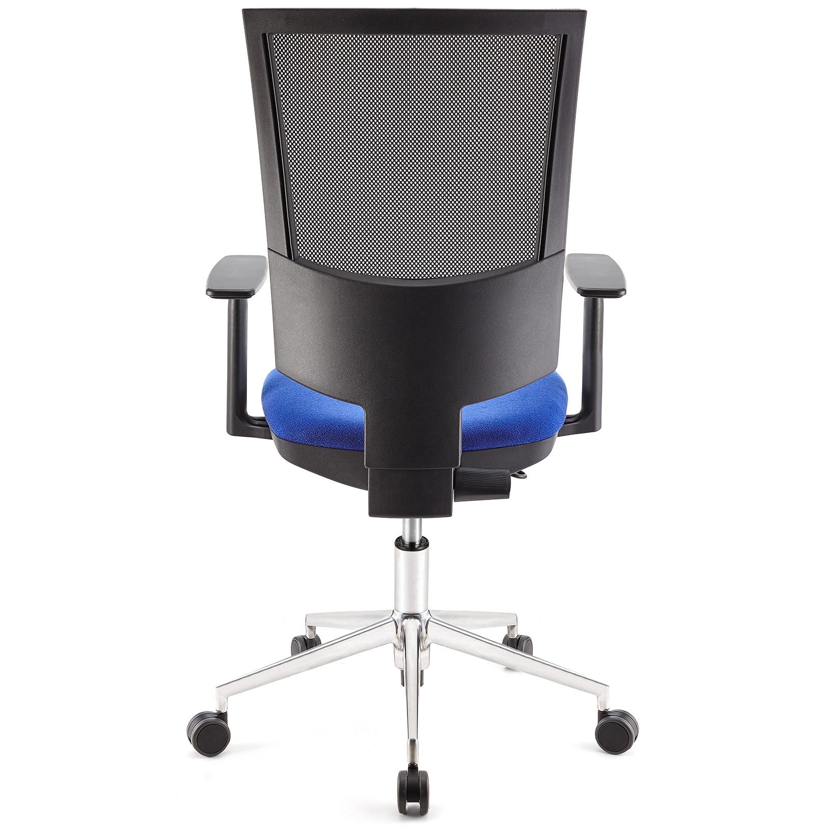 Silla de Oficina PANDORA PRO, Brazos Ajustables, Base Metálica, Gran acolchado, Negro