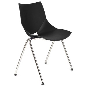 Silla de confidente AMIR en color negro