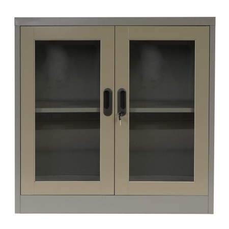 Armario archivador JACOB, muy robusto y práctico, color gris