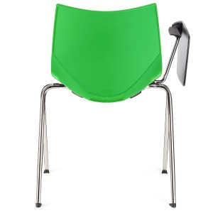 Silla de confidente AMIR CON PALA en color negro