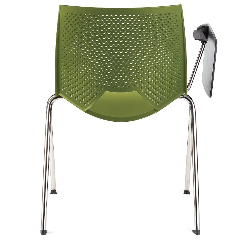 Silla de confidente ENZO CON PALA en color negro