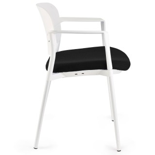 Silla de confidente ERIC en color negro 2