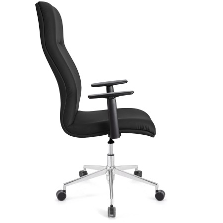 Sillón de Oficina ANIBAL PRO PIEL en negro