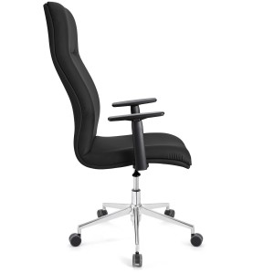 Sillón de Oficina ANIBAL PRO PIEL en negro