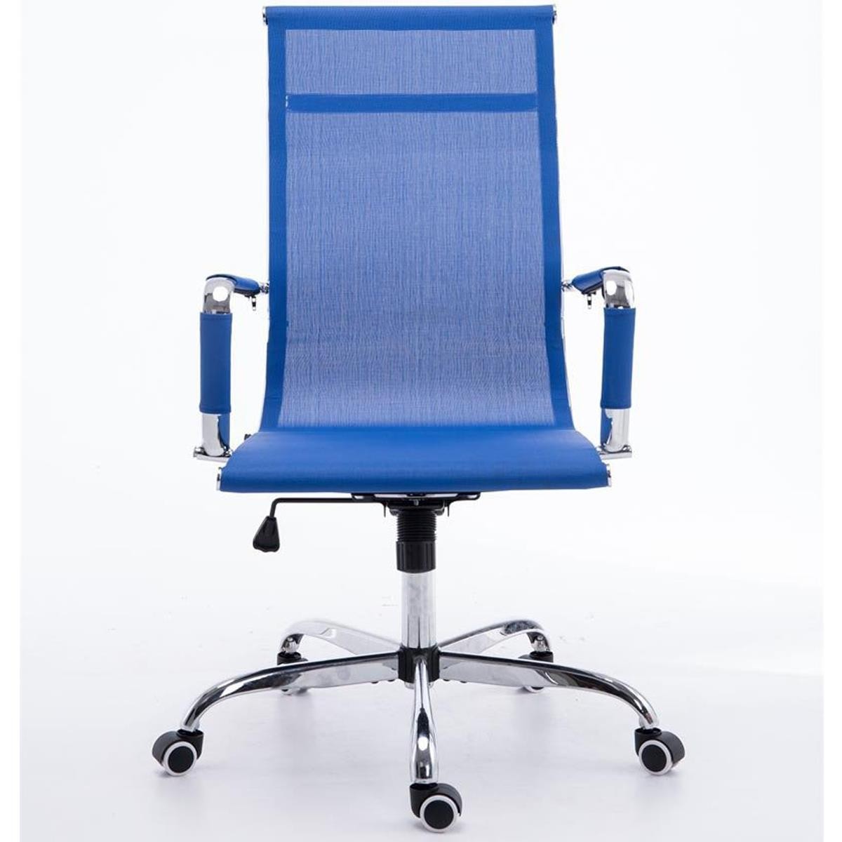 Silla de Oficina ITALICA, Estructura Metálica, Precioso Diseño en Malla Transpirable color Negro