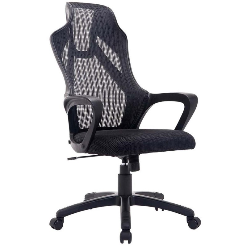 Silla de ordenador / gaming YUCATAN en color negro