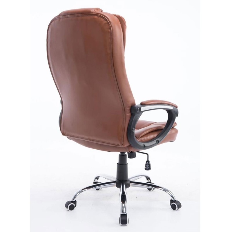 Sillón de oficina PARAGUAY en piel color negro