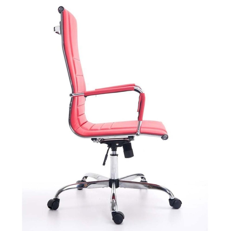 Silla de oficina KOLA en piel color negro