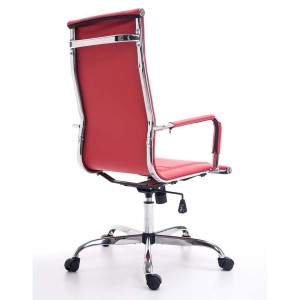 Silla de oficina KOLA en piel color negro