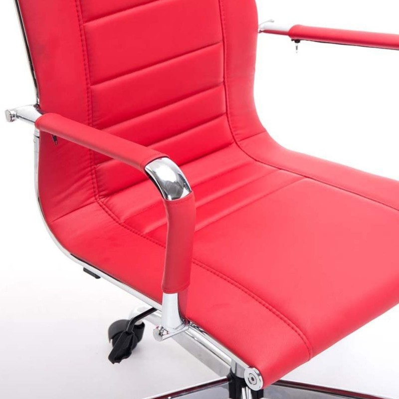 Silla de oficina KOLA en piel color negro