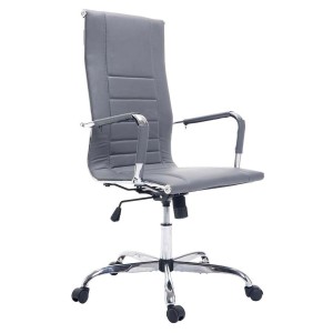 Silla de oficina KOLA en piel color negro