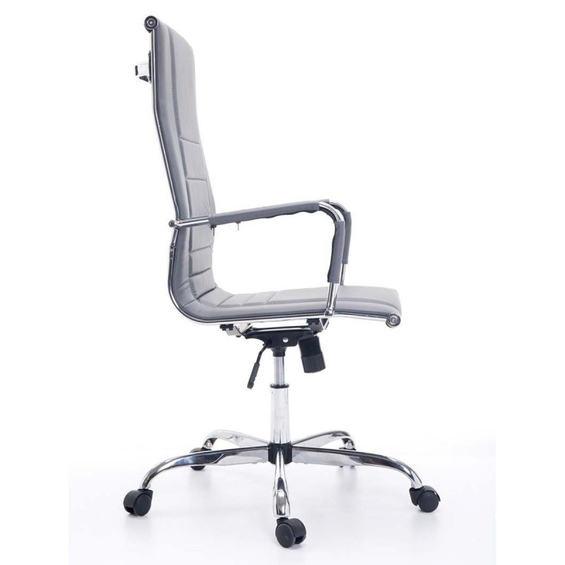 Silla de oficina KOLA en piel color negro