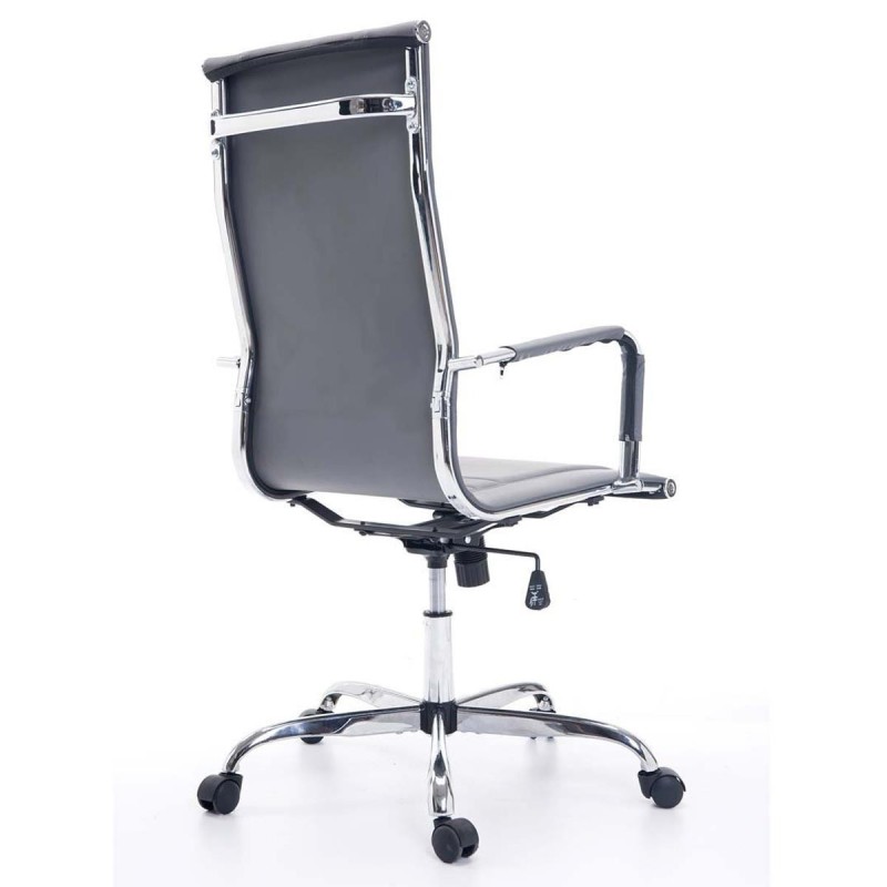 Silla de oficina KOLA en piel color negro