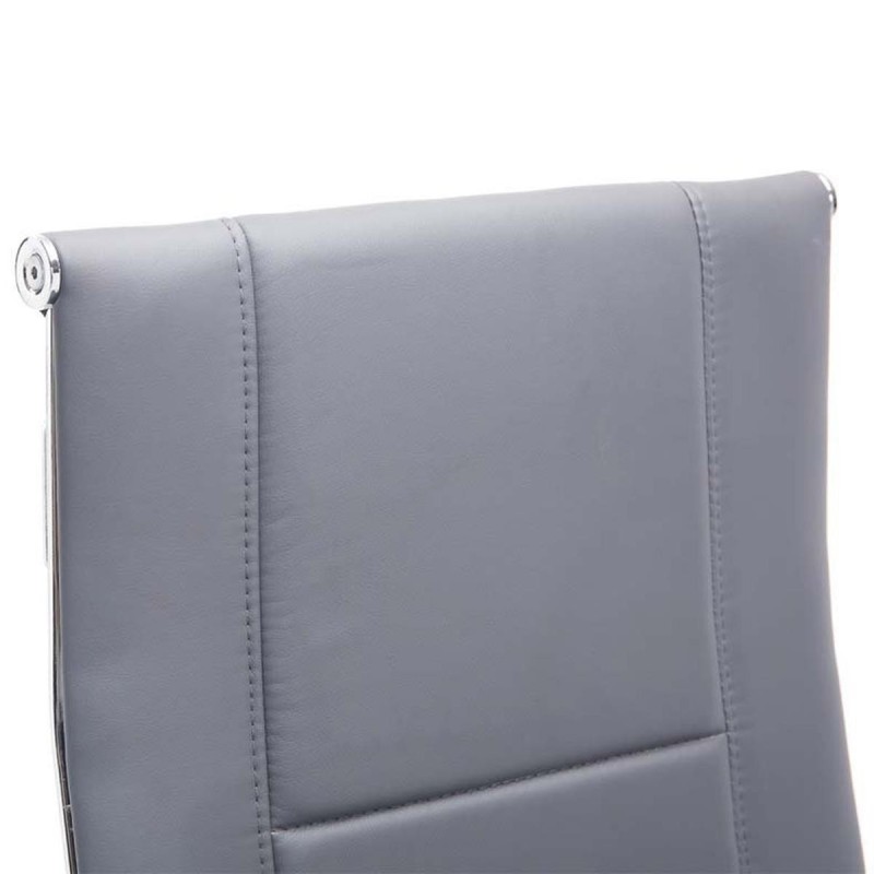Silla de oficina KOLA en piel color negro