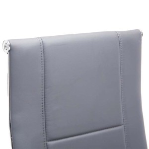 Silla de oficina KOLA en piel color negro
