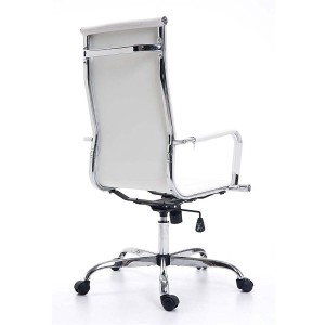 Silla de oficina KOLA en piel color negro