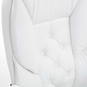 Sillón de oficina DIONE PRO, máxima resistencia y gran confort con grueso acolchado, en piel negro