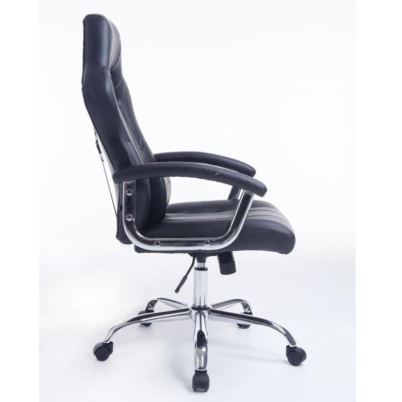 Sillon Gaming INDOS, diseño deportivo, con cojín lumbar, en negro