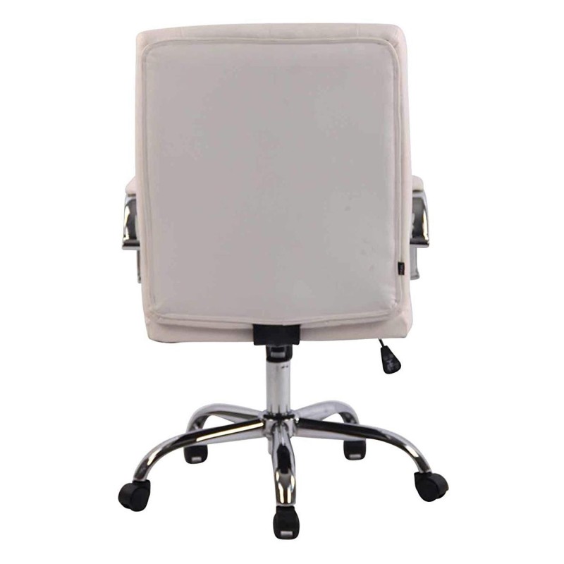 Silla de oficina NESI en piel color negro