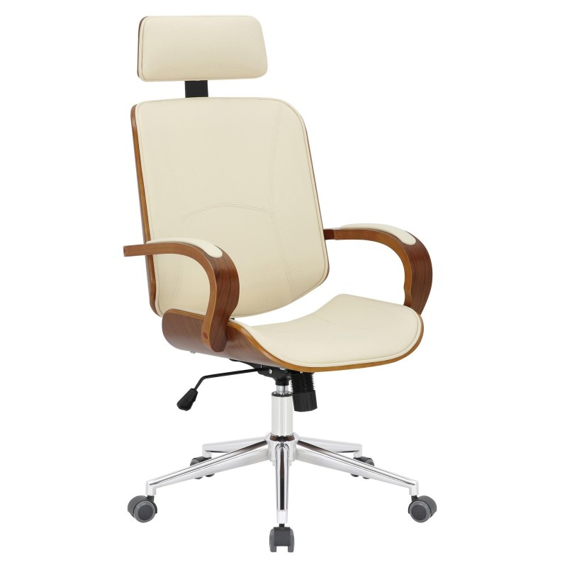 Silla de oficina JUTTA en color negro