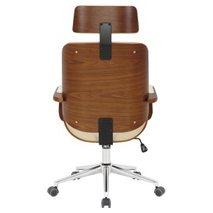 Silla de oficina JUTTA en color negro