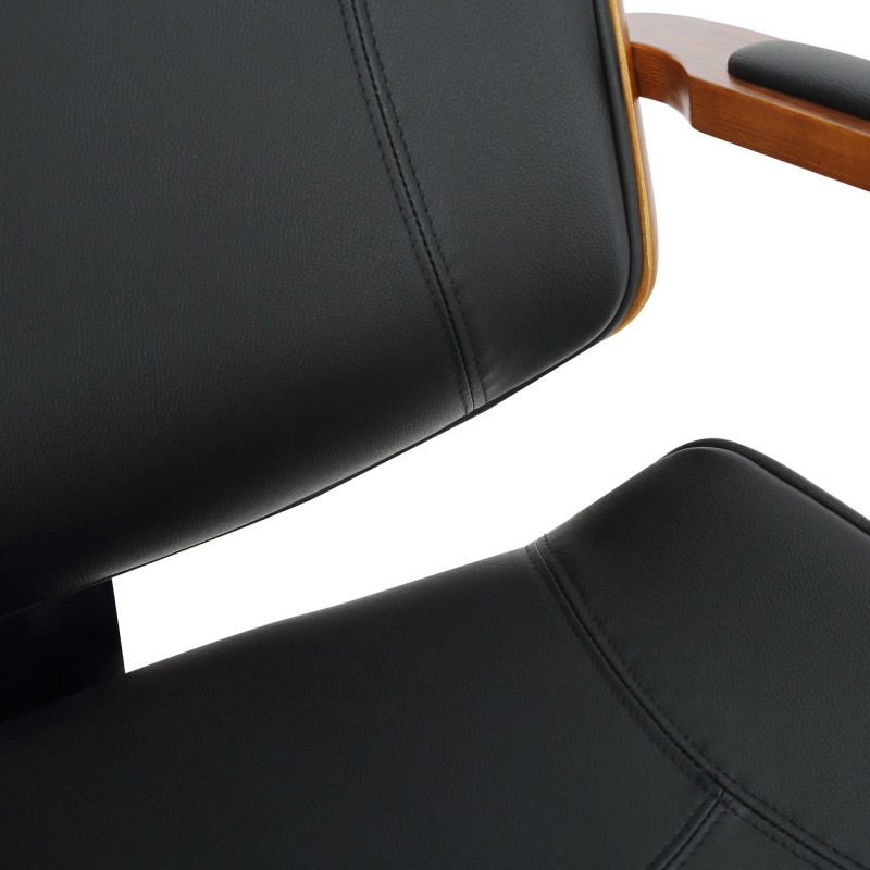 Silla de oficina JUTTA en color negro