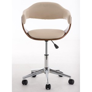 Silla de Diseño LABRA, gran acolchado, estructura en madera con base metálica, en piel negra