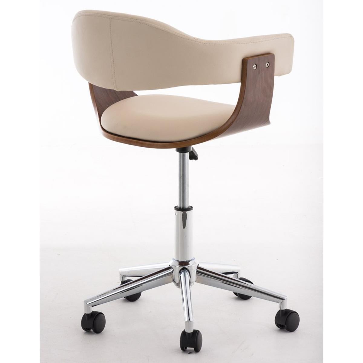 Silla de Diseño LABRA, Gran acolchado, en Madera y Piel color Negro