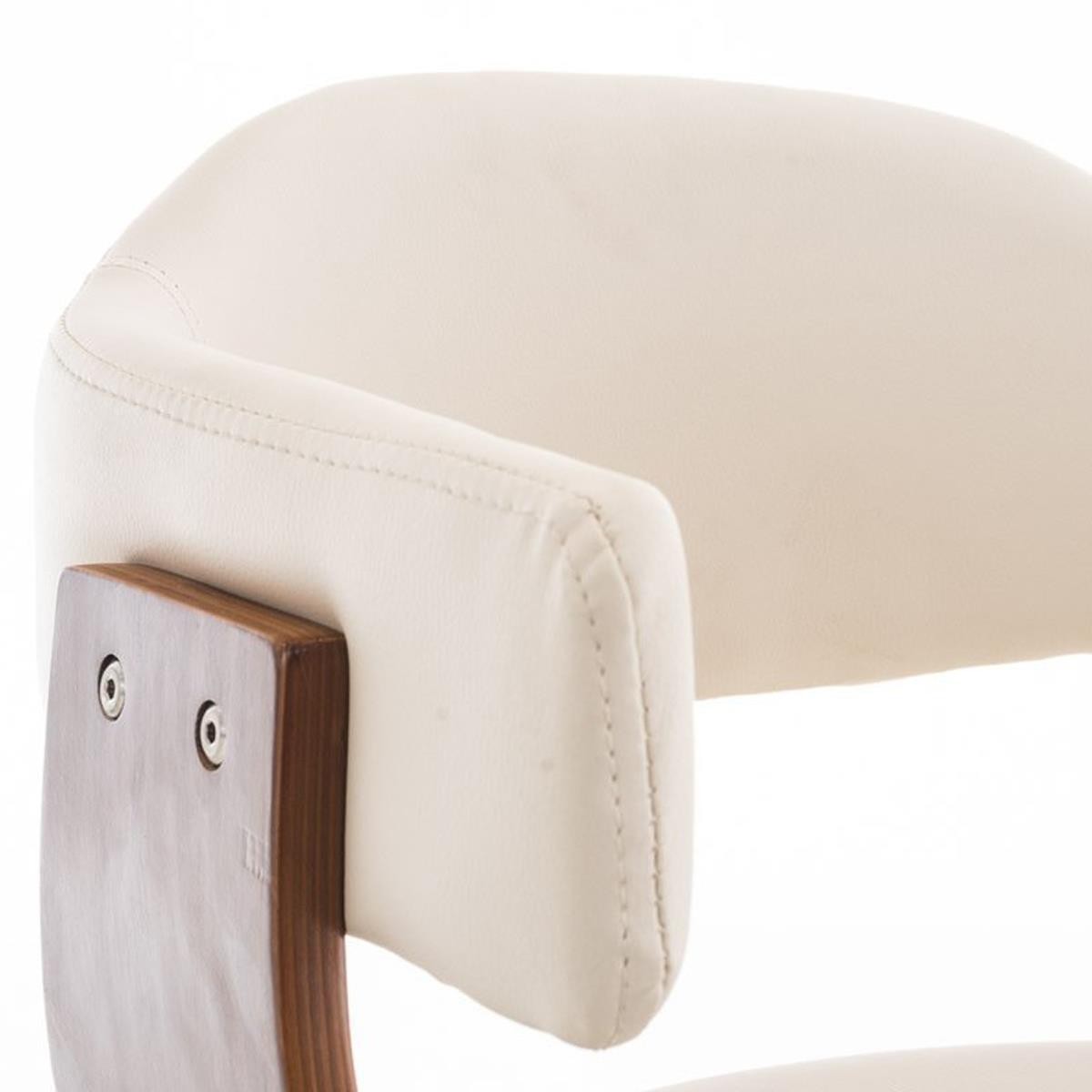 Silla de Diseño LABRA, Gran acolchado, en Madera y Piel color Negro