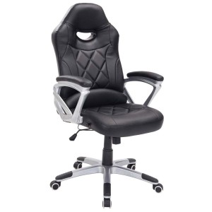 Silla Gaming ENAO, diseño deportivo en negro