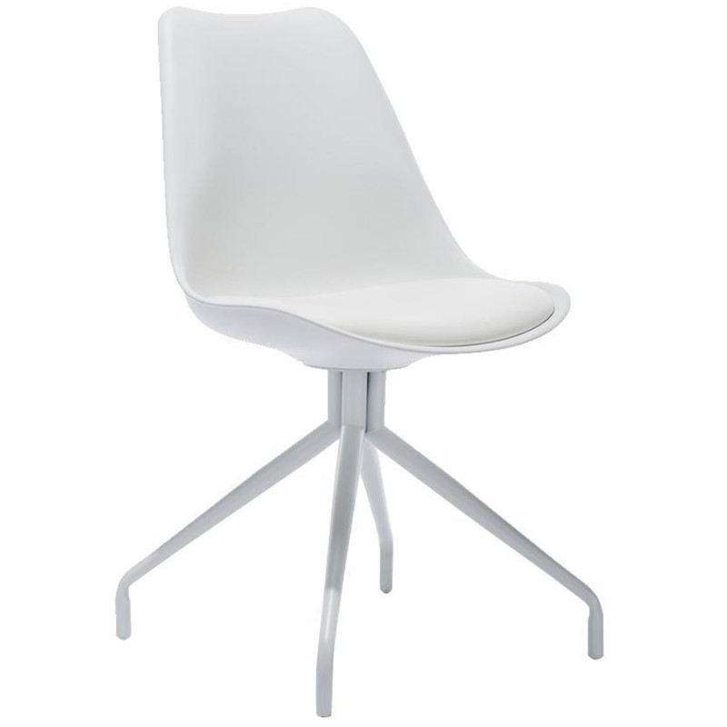 Silla de Diseño / Confidente RECULA, exclusivo diseño en piel color negro