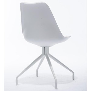 Silla de Diseño / Confidente RECULA, exclusivo diseño en piel color negro