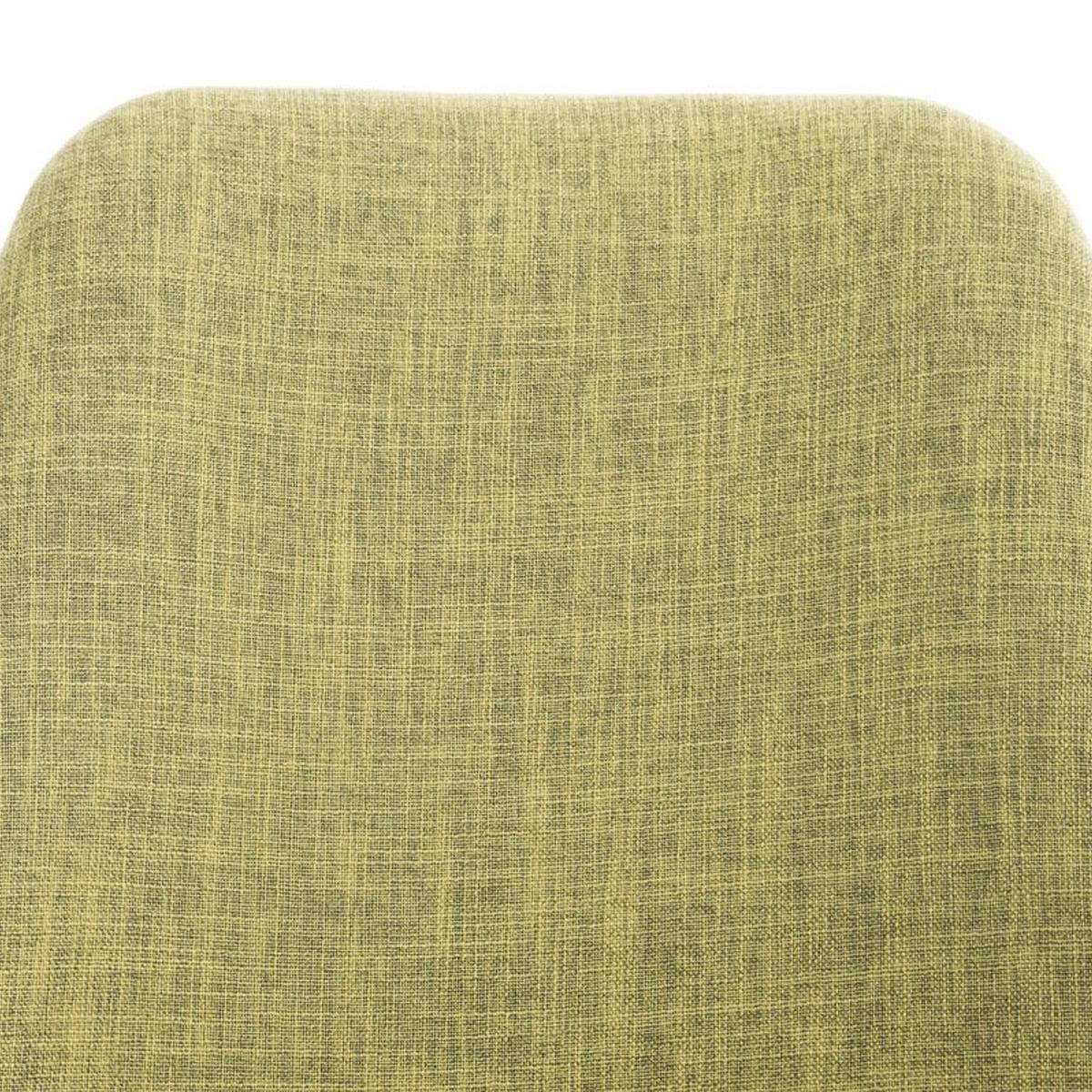 Silla de Diseño / Confidente BOSFORO, Patas de Madera Claras, Tapizada en Tela color Negro