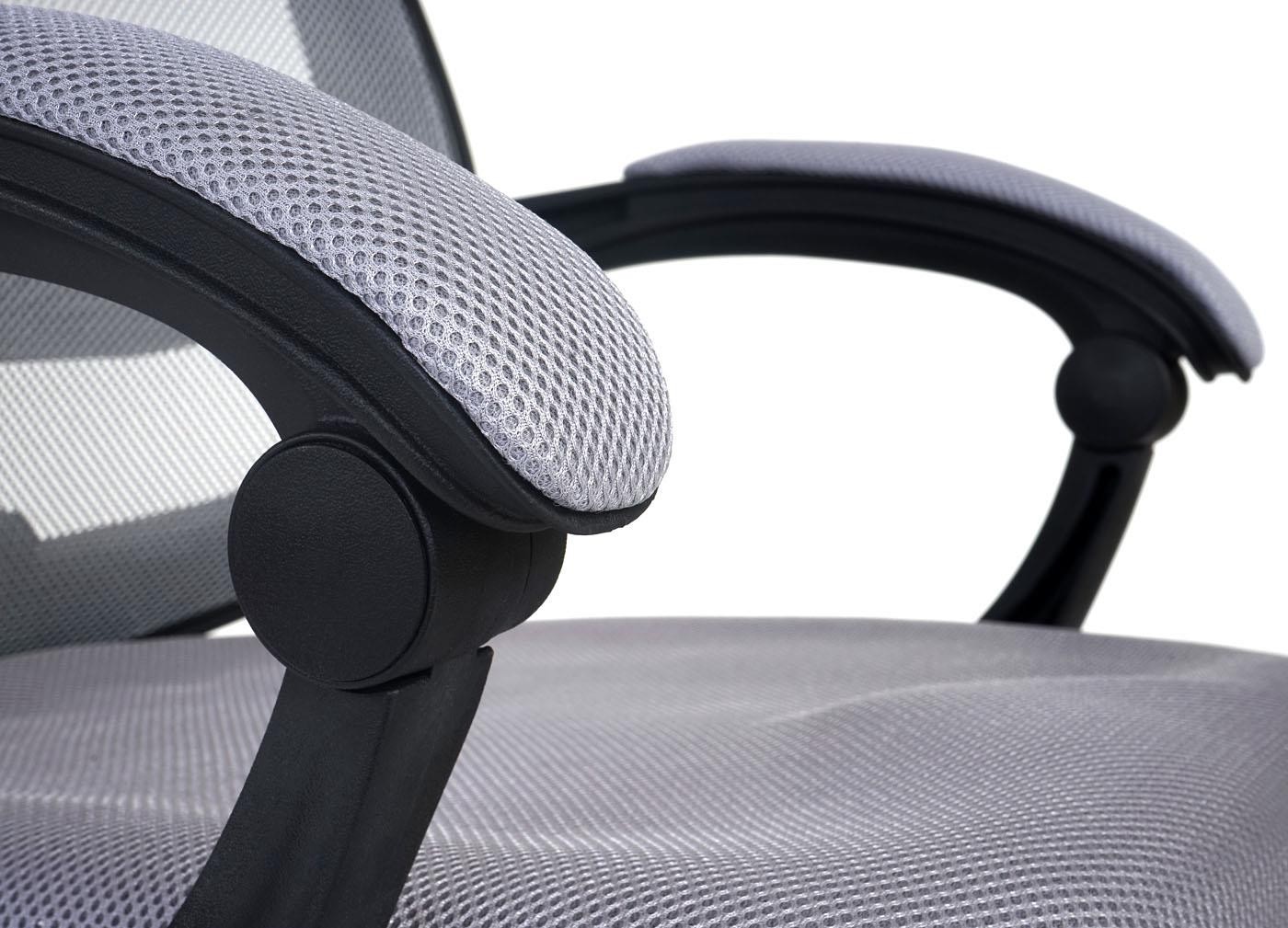 Silla Ergonómica DUNA, Soporte Lumbar, Base en Metal, Transpirable, en Negro