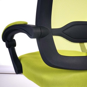 Silla Ergonómica DUNA, soporte lumbar y base de metal, en negro