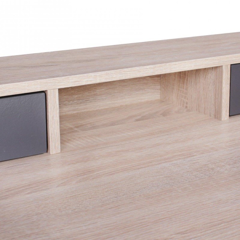 Mesa de Ordenador MILA, superficie en madera, 120x59x86 cm
