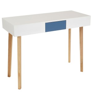 Mesa de Ordenador CONEL, superficie en madera, 120x55x82 cm
