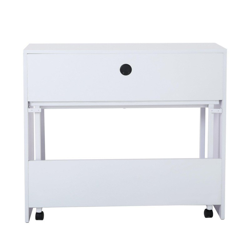  Set de 2 escritorios BENGALA en madera color blanco
