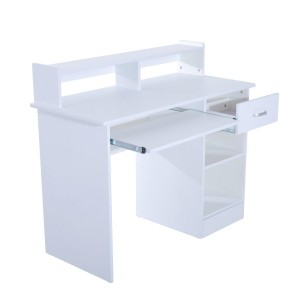 Mesa de ordenador ADEN en madera color negro